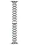 The Posh Tech Maxwell Bracelet Apple Watch® Watchband In Silver