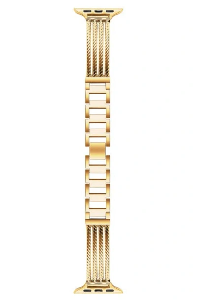 The Posh Tech Metal Apple Watch® Watchband In Gold