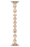 The Posh Tech Poppy Apple Watch® Bracelet Watchband In Gold