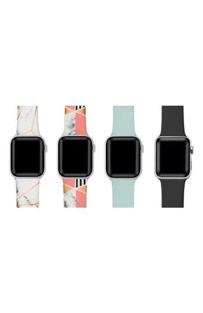 The Posh Tech Posh Tech Silicone Apple Watch Band In Multi
