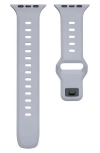 The Posh Tech Premium Silicone 38–41mm Apple Watch® Watchband In Grey