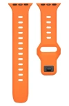 The Posh Tech Premium Silicone 38–41mm Apple Watch® Watchband In Orange