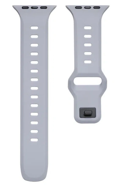 The Posh Tech Premium Silicone 42–49mm Apple Watch® Watchband In Gray