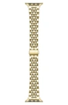 The Posh Tech Rainey Stainless Steel Apple Watch® Watchband In Gold