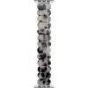 The Posh Tech Reese Resin Elastic Apple Watch® Watchband In Grey