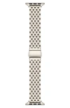 The Posh Tech Remy Stainless Steel Apple Watch® Watchband In Metallic