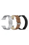 The Posh Tech Set Of 3 Apple Watch® Watchbands