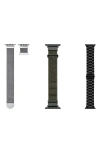 The Posh Tech Set Of 3 Apple Watch® Watchbands