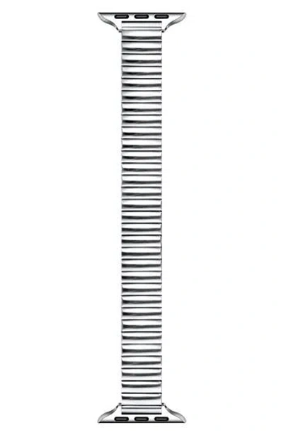 The Posh Tech Slink Elastic Stainless Steel Apple Watch® Watchband In Silver