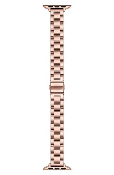 The Posh Tech Sloan Stainless Steel Apple Watch® Watchband In Rose Gold