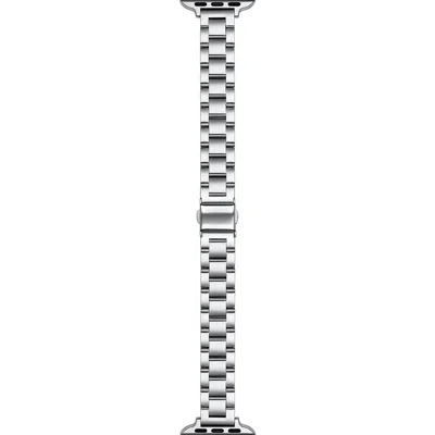 The Posh Tech Sloan Stainless Steel Apple Watch® Watchband In Silver