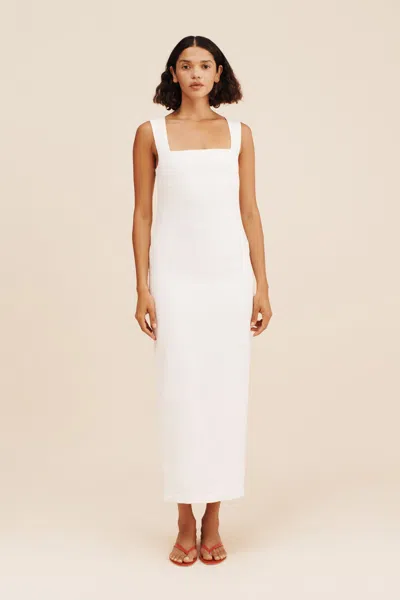 The Posse Alice Midi Dress In Ivory