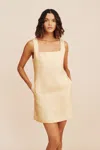 The Posse Alice Mini Dress In Dusty Citron