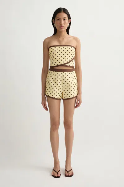 The Posse Arden Short In Yellow