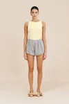 The Posse Axel Boat Tank In Butter Yellow