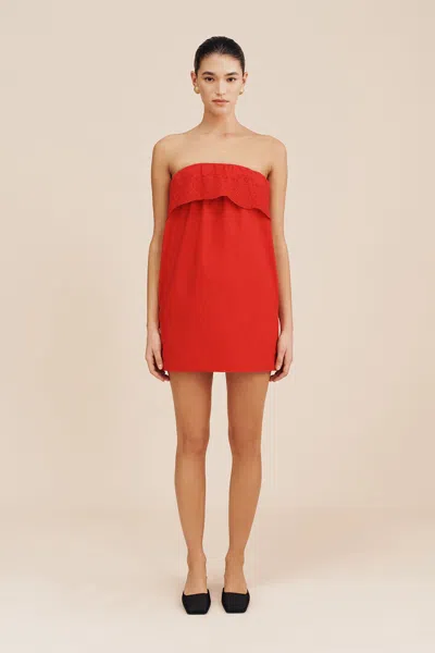 The Posse Beryl Mini Dress In Ruby