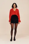 The Posse Beryl Shirt In Ruby