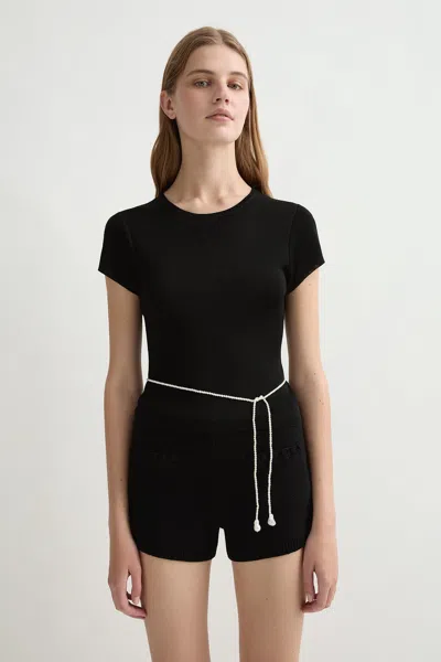 Posse Birdie Tee In Black