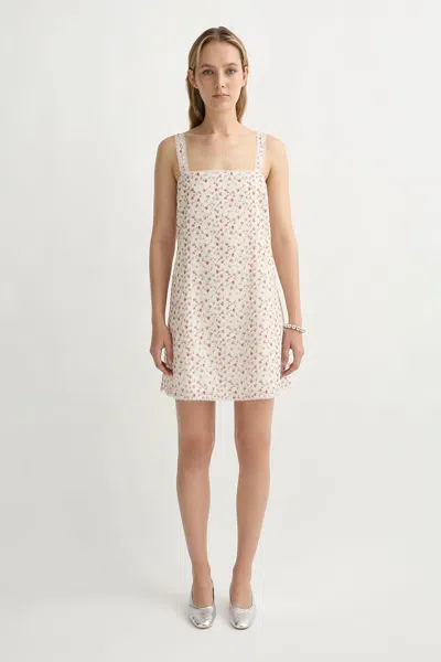 The Posse Charlotte Mini Dress In Neutral