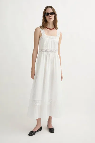 The Posse Daphne Dress In White