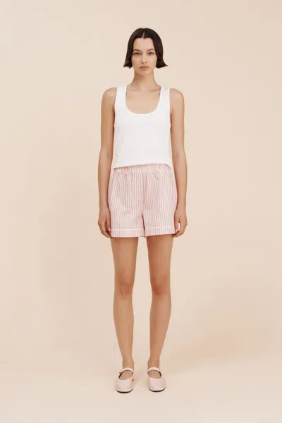 The Posse Edie Short In Strawberry Stripe