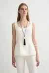 The Posse Effi Top In White
