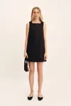 The Posse Emma Shift Dress In Black