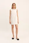 The Posse Emma Shift Dress In Ivory