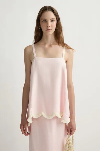 The Posse Essie Top In Pink