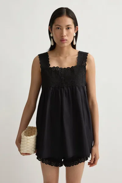 The Posse Ezra Tunic In Black