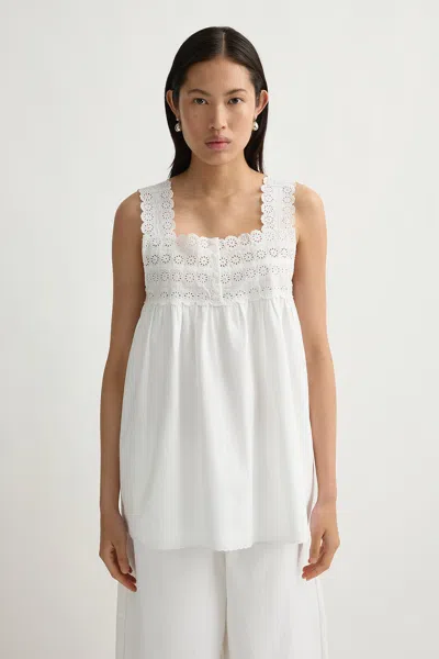 The Posse Ezra Tunic In White