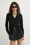 The Posse Finley Cardigan In Black