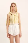 The Posse Finley Tank In Yellow