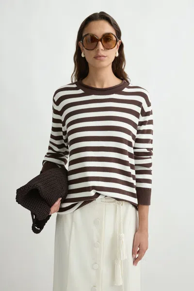 The Posse Lara Jumper In Brown