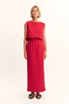 The Posse Martina Top In Red