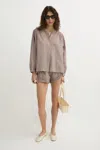 The Posse Mira Shirt In Brown