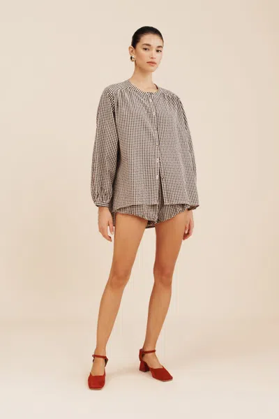The Posse Mira Shirt In Gingham