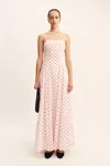 The Posse Paloma Maxi Dress In Petite Polka Dot