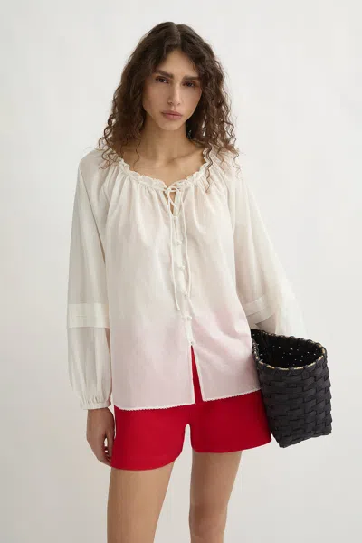 Posse Pearl Blouse In White