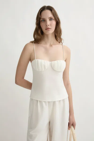 Posse Pearl Cami In White