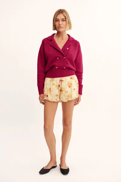 The Posse Quinn Jumper In Dragon Fruit