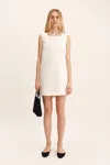 The Posse Emma Shift Dress In Ivory