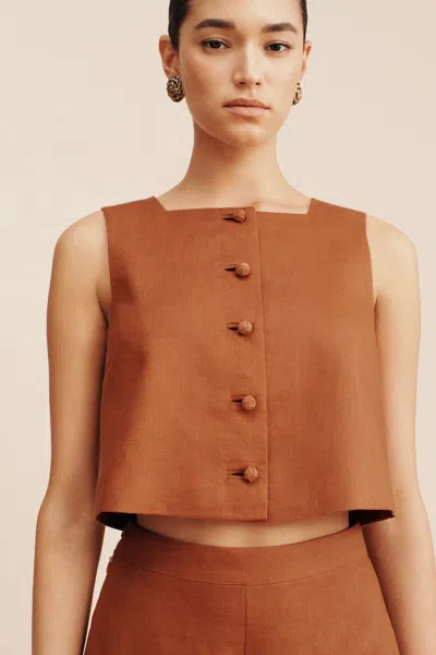 The Posse Rio Top In Chestnut