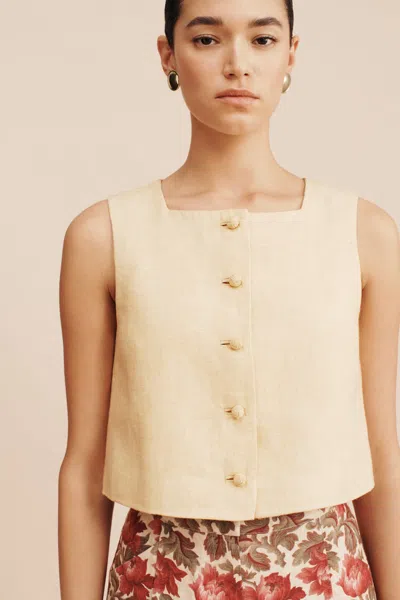 The Posse Rio Top In Dusty Citron
