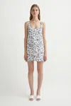 The Posse Rue Mini Dress In Blue