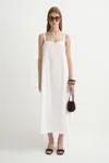 The Posse Rue Sundress In White