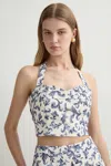 The Posse Rue Top In Blue