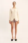 The Posse Sabrina Cardigan In Beige