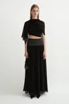 The Posse Solene Skirt In Black
