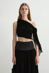 The Posse Solene Top In Black